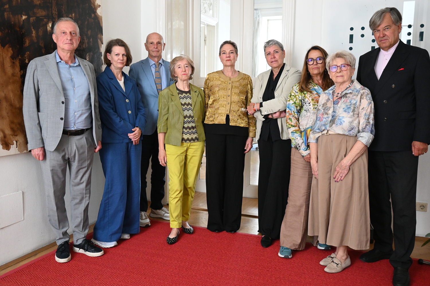 v.l.: Friedrich Rous, Ulla Konrad, Kurt Scholz, Brigitte Dörr, Caroline List; Eva Marek, Bettina Schrittwieser, Elfriede Spring, Herwig Hösele / Kathpress/Paul Wuthe v.l.: Friedrich Rous, Ulla Konrad, Kurt Scholz, Brigitte Dörr, Caroline List; Eva Marek, Bettina Schrittwieser, Elfriede Spring, Herwig Hösele