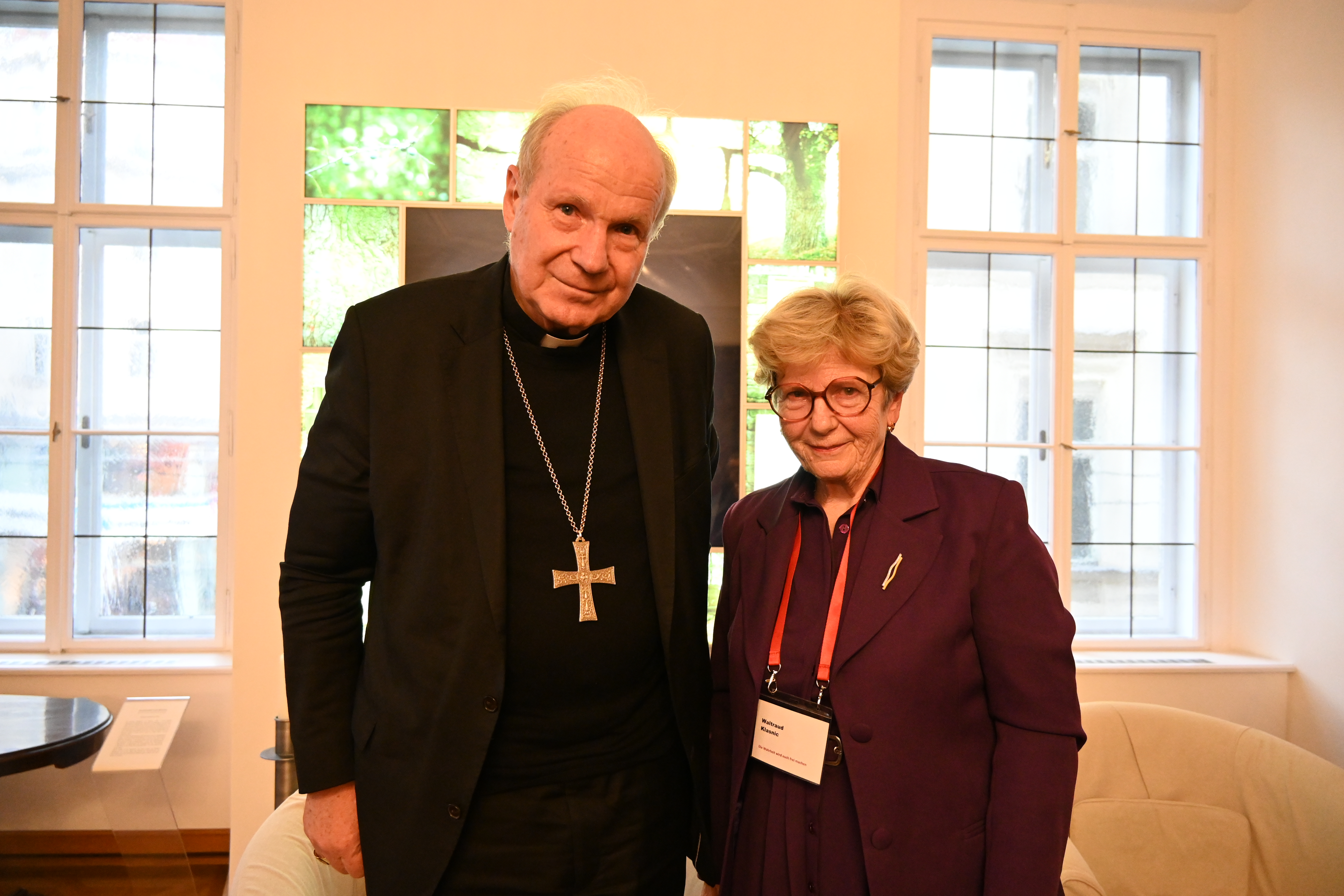 v.l.: Kardinal Christoph Schönborn, Waltraud Klasnic